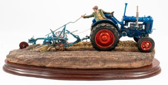 Ceramics: Border Fine Arts, a limited edition group by Roy Ayres, 'At The Vintage', Fordson E27N tra