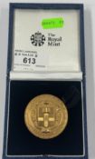 Medals: a yellow metal University Of London Open Prize medal, awarded to the top performing Bachelor