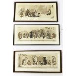 Pictures: Arthur Boris Klein (1893-1985) Three scenes from the 'Dirty Dogs in Paris' series Etchings