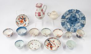 Ceramics: A Chinese porcelain hot water jug and cover, 18th century, decorated in the European manne
