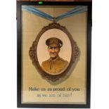 Posters/Militaria: WWI Propaganda/Recruitment poster "Make us as proud of you as we are of him" publ