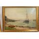 Frances H McKay (American, 1880-1969) Boats in a harbour Signed 'F. H. McKay' bottom left, oil on ca - Image 3 of 6