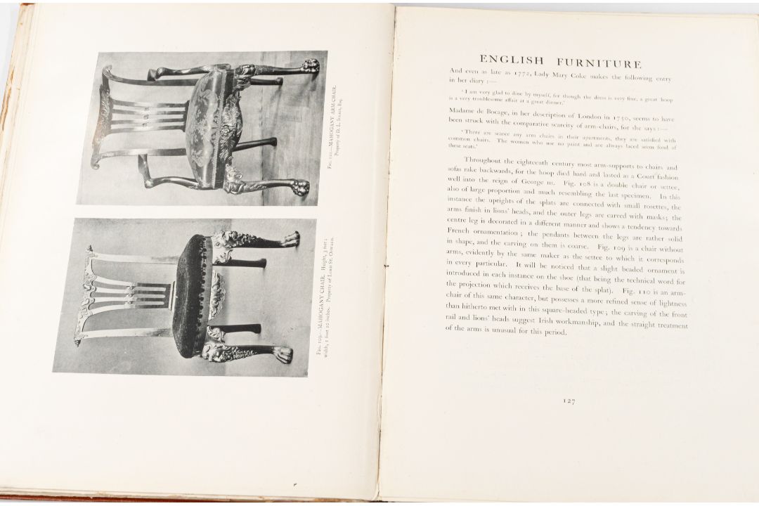 Books: Percy MacQuoid, The History of English Furniture' in four volumes: comprising, 'The Age of - Image 5 of 6