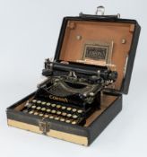 A good and early Corona Three folding typewriter, c.1917, manufactured by Corona Typewriter Company 