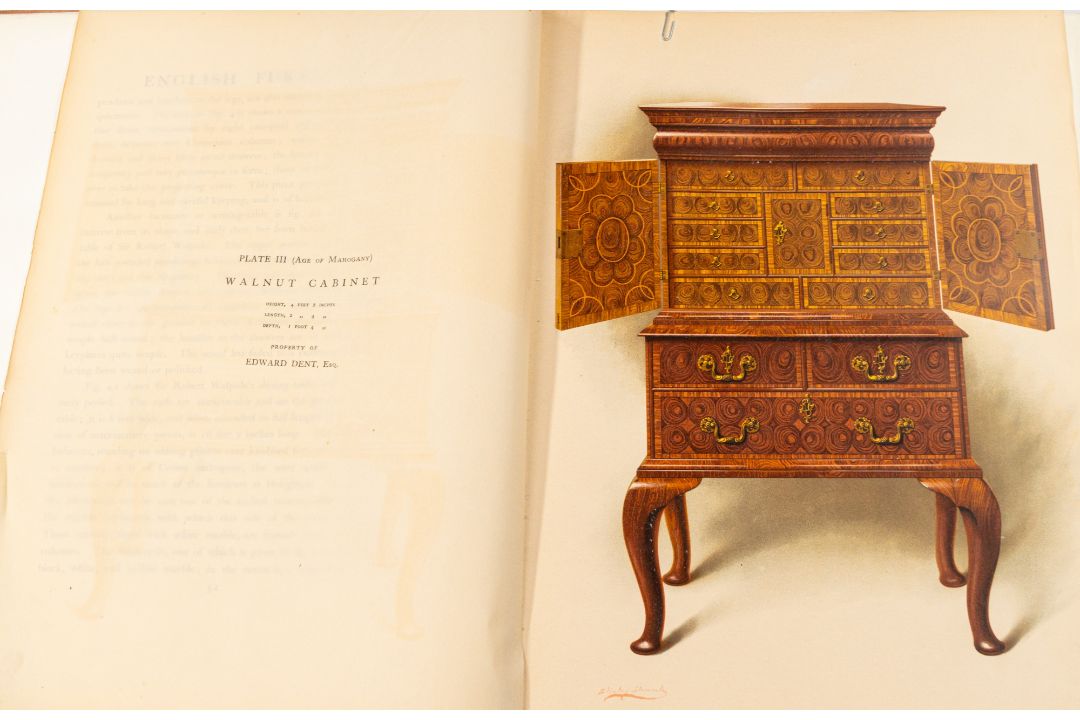 Books: Percy MacQuoid, The History of English Furniture' in four volumes: comprising, 'The Age of - Image 4 of 6