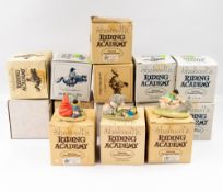 Ceramics: Thelwell, a group of 14 figural groups by Grays, all boxed, including 'Ponies Are Incredib