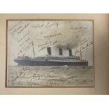 R.M.S. Majestic/Autographs:
