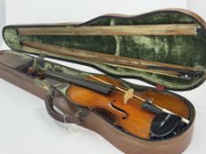 A French violin by and labelled Lutherie Artistique, Albert Deblaye, Luthier, No. 2716, 1927, signed