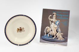 Ceramics: A Wedgwood armorial creamware plate for the Duke of Clarence, c.1820, richly decorated to 