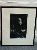 * Noel Chanan (British, 1939-2026) Portrait of Leonard Baskin 1991Silver gelatin print Framed and gl