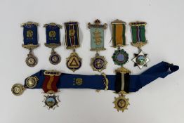 Medals: six 1970s silver and enamel RAOB medals, various lodges including Pride Of Westbury, togethe