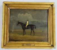 Samuel Alken junior (British, 1774-1825)Filho da Puta, Winner of the St Leger 1815 Oil on board Unsi