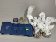 Coins: eleven 'First Decimal Coin' sets, together with a number of British and World coins, includin