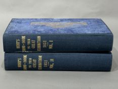 Books: Hunt’s Handbook to the Great Exhibition 1851 in two volumes, edited by Robert Hunt, printed