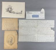 Social History: a letter to Charles Starbuck dated 1828, covering the subject of slavery in America,