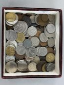 Coins: Foreign and Commonwealth coins from around the world, from Hong Kong to the USA in copper, cu