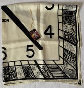 Freddie Mercury/Queen/Rock and Roll: Freddie Mercury Owned 'Timney Fowler' Silk Scarf. Freddie wore 