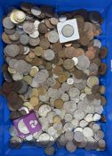 Coins: coins from around the world, including the UK, Hungary, Italy, Hong Kong, Spain, Fiji, Portug