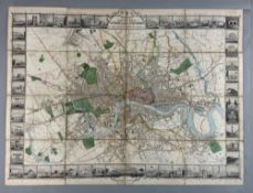 Books: Tallis’s Illustrated Plan of London 1851, pocket edition, hardcover, front board coming away,