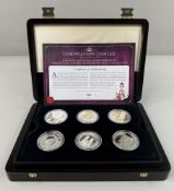 Coins: a limited edition Westminster Coronation Jubilee twelve coin silver proof set, each coin from