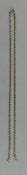 Jewellery: a yellow metal chain with replacement clasp marked 9ct, chain testing as gold, 46cm, 5.9g