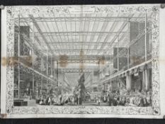 Posters: Crystal Palace Exhibition poster presented to subscribers of the London Evening News showin