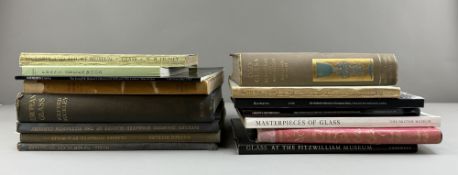 Fifteen books and catalogues relating to Dutch and other European glass, including 'European Glass' 