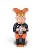 A Wilkinson commemorative Toby jug of Marshal Joseph Joffre, 20th century, designed by Sir Francis C