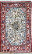 Esfahan fein, Persien, Ende 20.Jhd, Korkwolle mit und auf