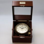 THOMAS MERCER Marinechronometer mit Transportbox, England