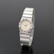 OMEGA Damenarmbanduhr Serie Constellation Referenz