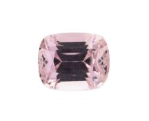 Loser Kunzit, ca. 32.84 ct, Kissenschliff, ca.18.92 x