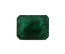 Loser Smaragd, 9.16 ct, 14.22 x 10.86 x 7.77 mm,