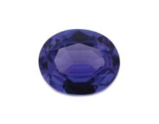 Loser ovalfacett. Tansanit, ca. 2.98 ct, sehr schöne