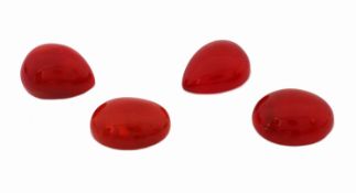 Konvolut 4 lose Opal-Cabochons, zus. ca. 40.7 ct, 2 x