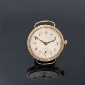 OMEGA frühe Armbanduhr in RG 375/000 Dennison Gehäuse,