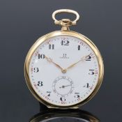 OMEGA Herrentaschenuhr in RoseG 585/000, Schweiz um 1928,