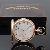 DEUTSCHE UHRENFABRIKATION A. LANGE & SÖHNE frühe Savonette