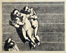 Franca Bartholomäi, geb. 1975 Hohenmölsen, 2Holzschnitte