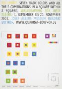Sol Lewitt, 1928-2007, Ausstellungsplakat, Farboffset, zur