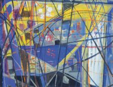 Otto Ditscher, 1903-1987 Neuhofen, Abstrakte Komposition,