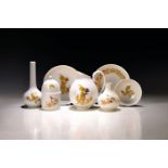 8 Teile Porzellan, Rosenthal, Romanze in Gold, Entwurf