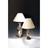Zwei Tischlampen, wohl Beldray, England, 20.Jh.,