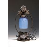 Tischlampe, A. Delatte, 1920er Jahre, schmiedeeiserne