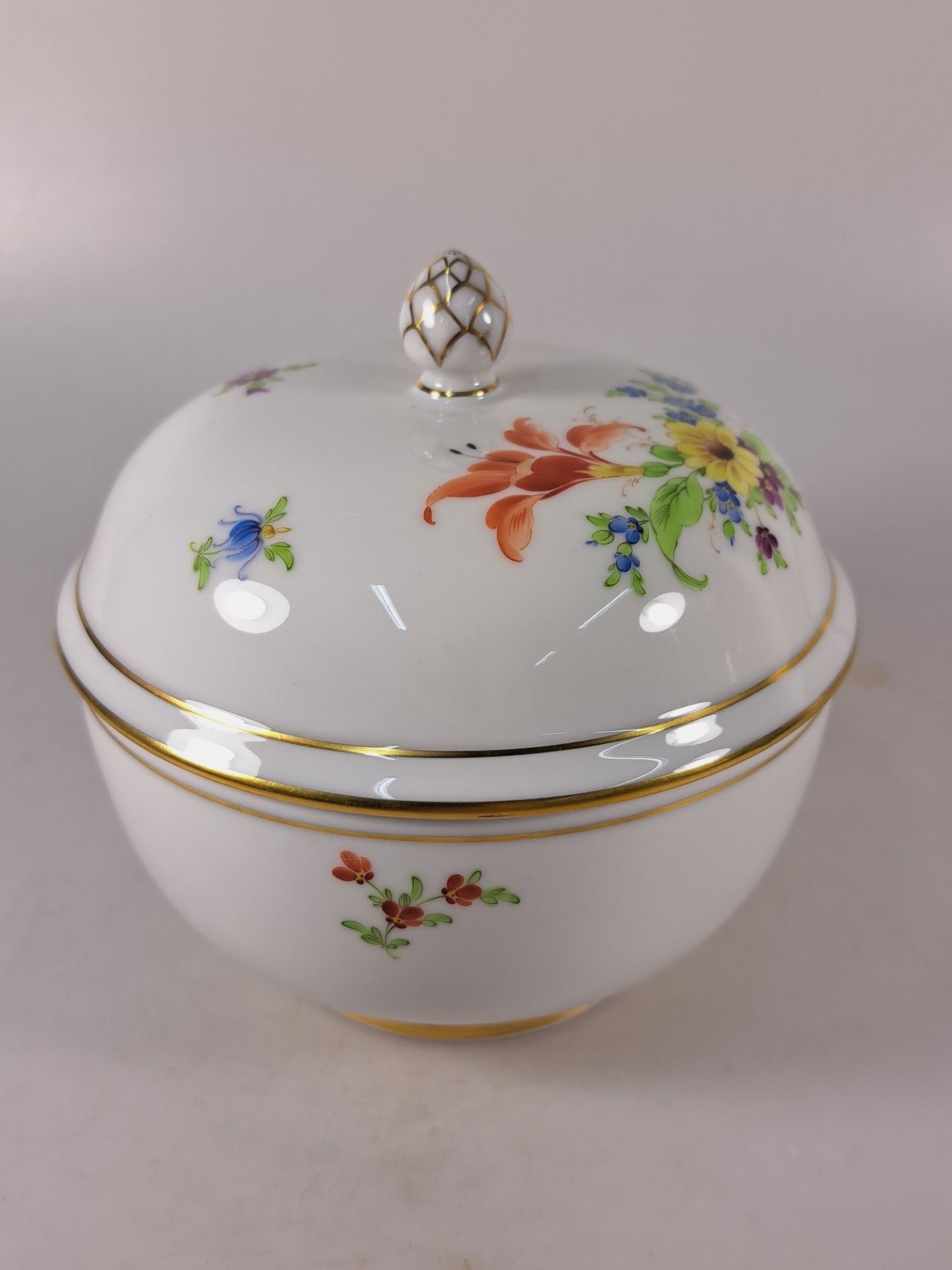 Kaffeeservice, Höchst, 20. Jh., Kaffeekanne, Milchkanne, - Bild 2 aus 25