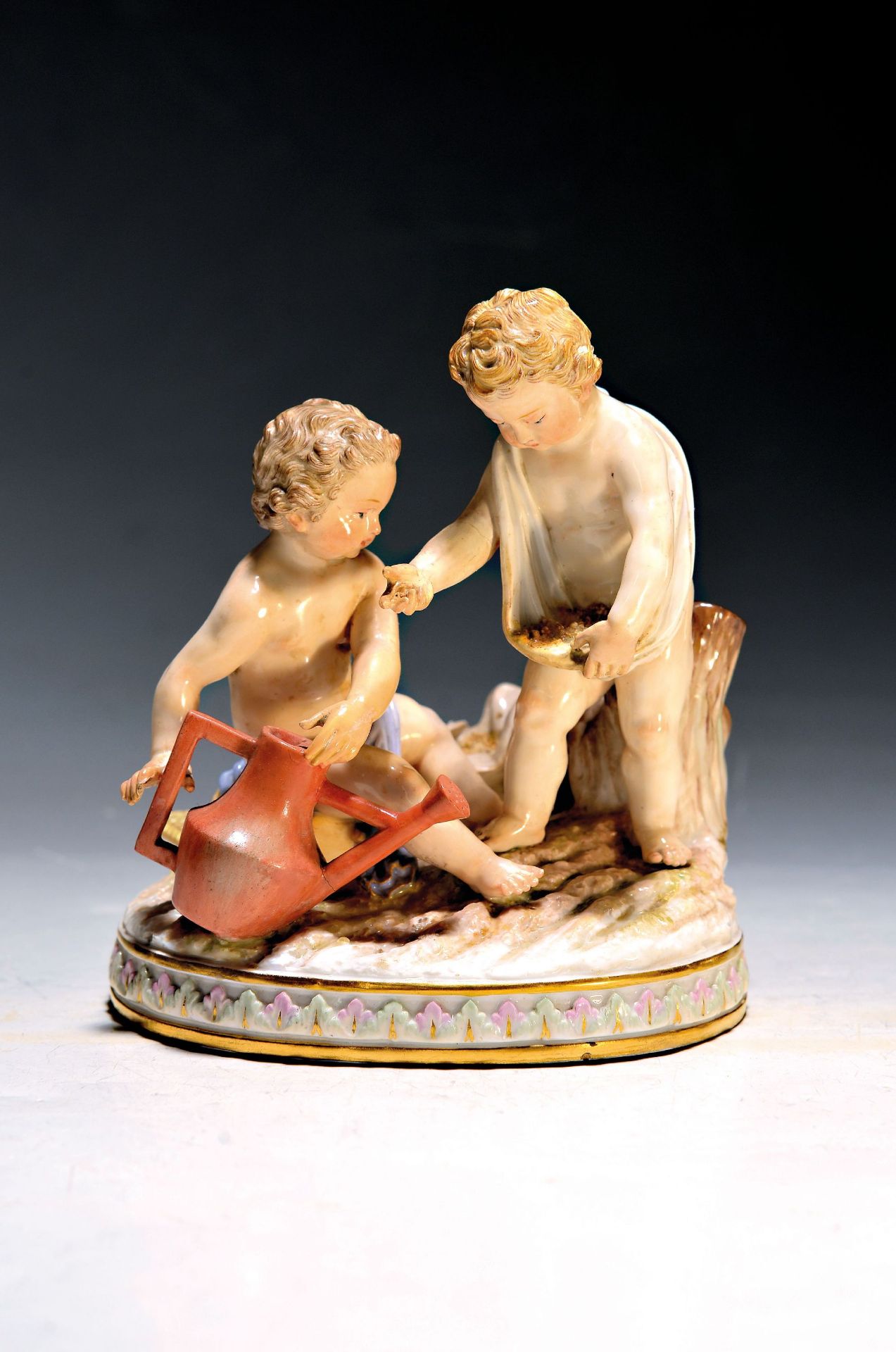 Figurengruppe, Meissen, um 1880-90, Entwurf Michael Victor