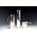 Kaffeekanne, Sahnegießer und Vase, Sabattini, Italien,