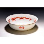 Große runde Schale, Meissen, um 1880-90, 1. Wahl,