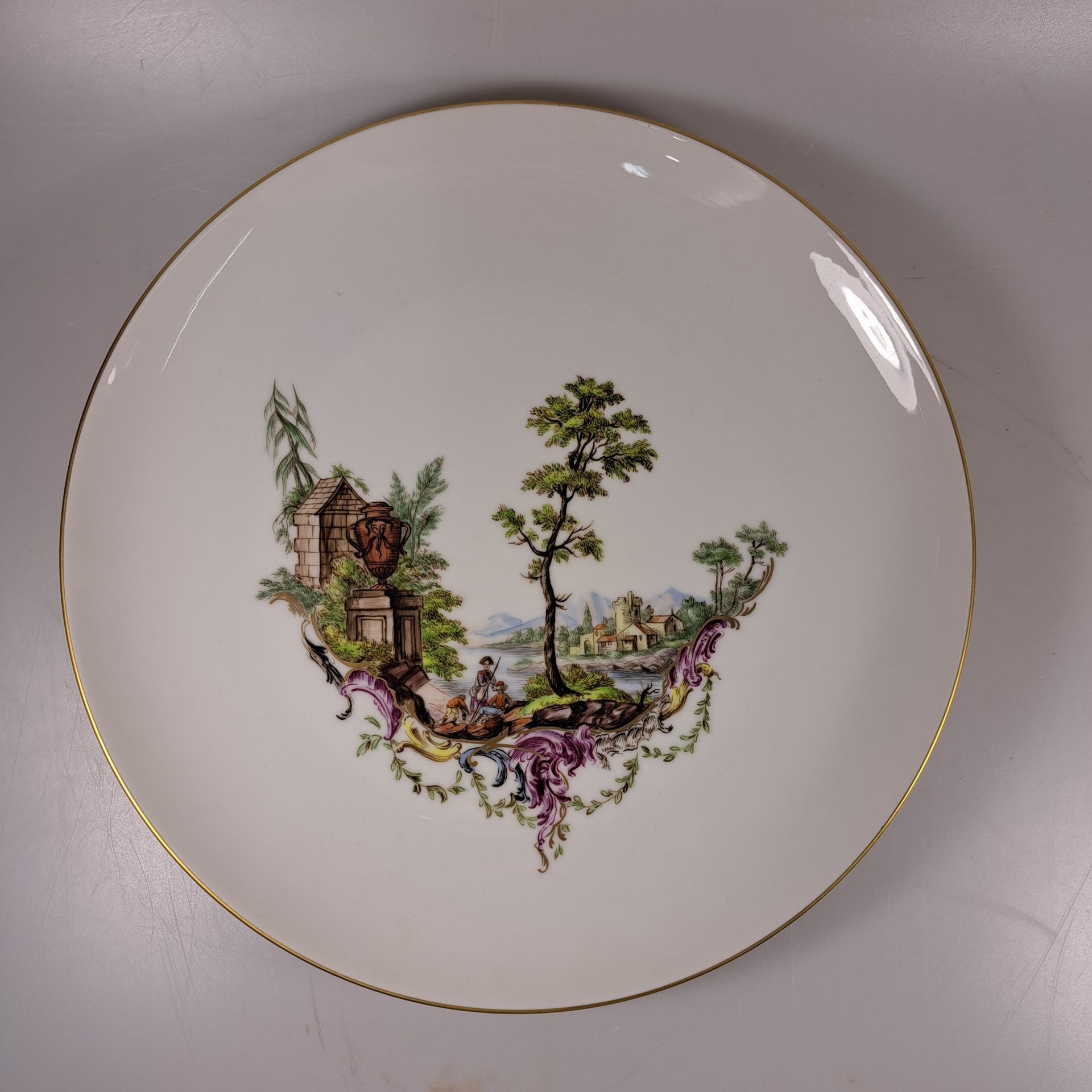 Kaffeeservice, Höchst, 20. Jh., Kaffeekanne, Milchkanne, - Bild 6 aus 25