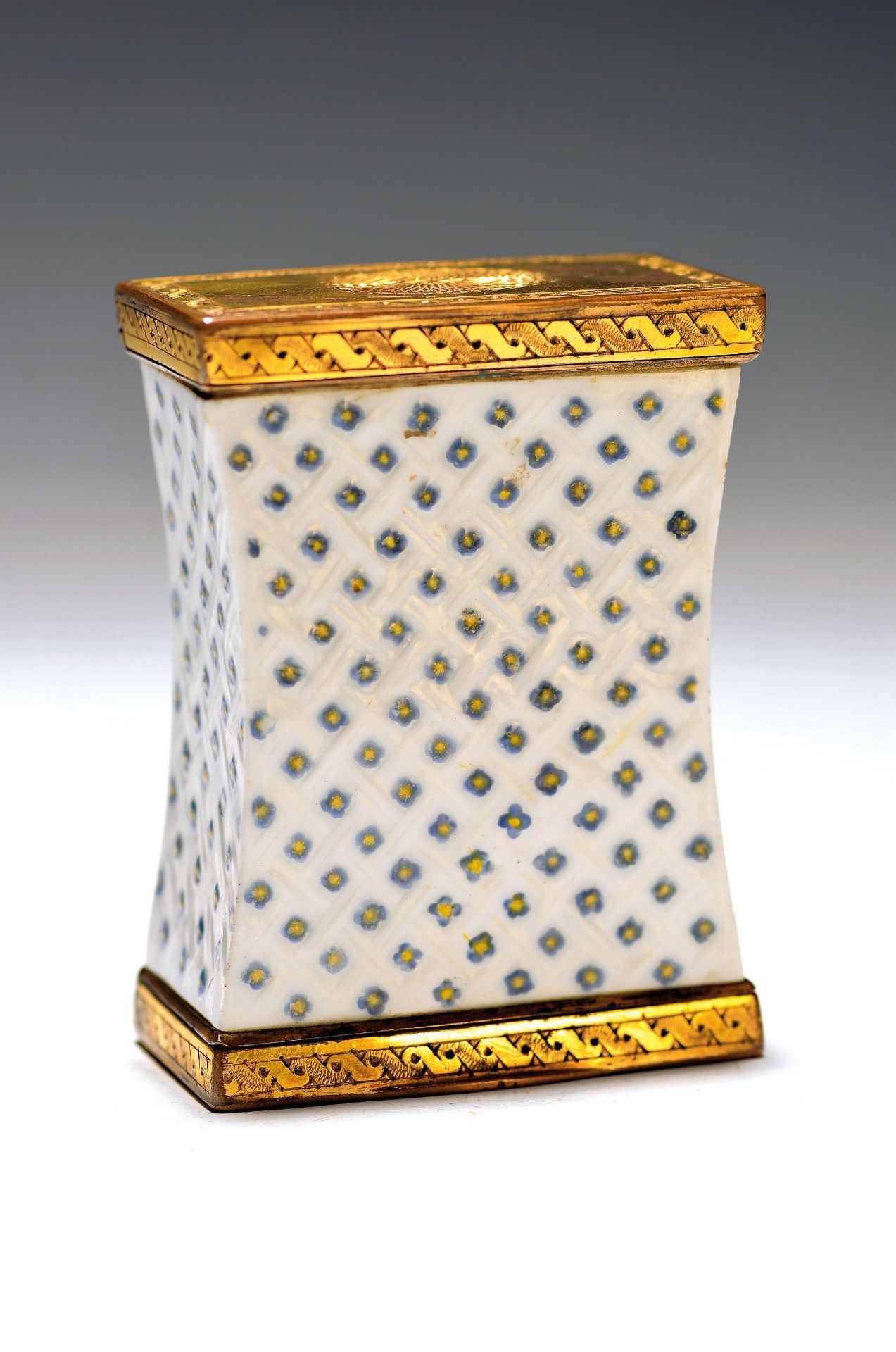 Doppeldose, wohl Meissen, um 1750, Porzellan,